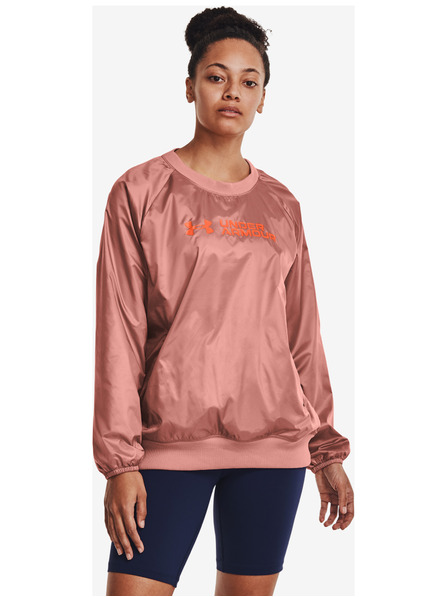 Under Armour Hanorac femei Under Armour Recover Storm Woven Shine Crew