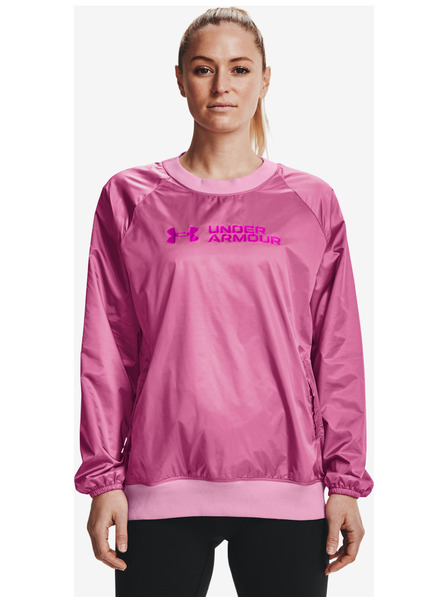 Under Armour Hanorac femei Under Armour Recover Storm Woven Shine Crew