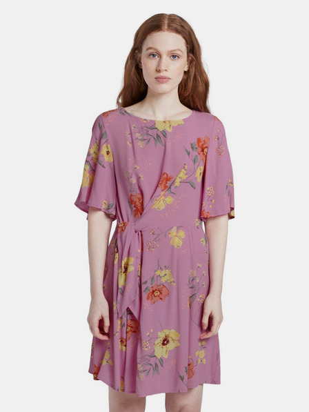 Tom Tailor Denim Rochie roz cu flori pentru femei Tom Tailor Denim