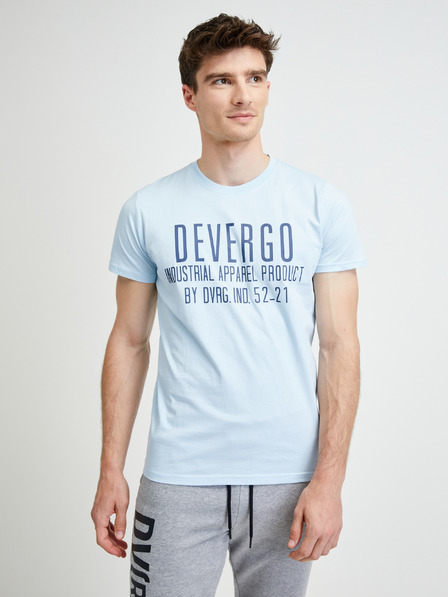 Devergo Tricou albastru deschis pentru bărbați Devergo