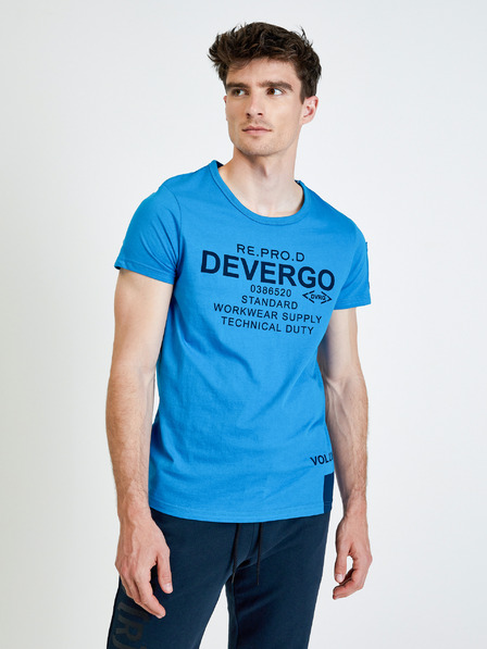 Devergo Tricou albastru pentru bărbați Devergo