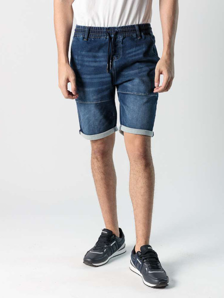 Devergo Pantaloni scurți din denim albastru închis pentru bărbați Devergo