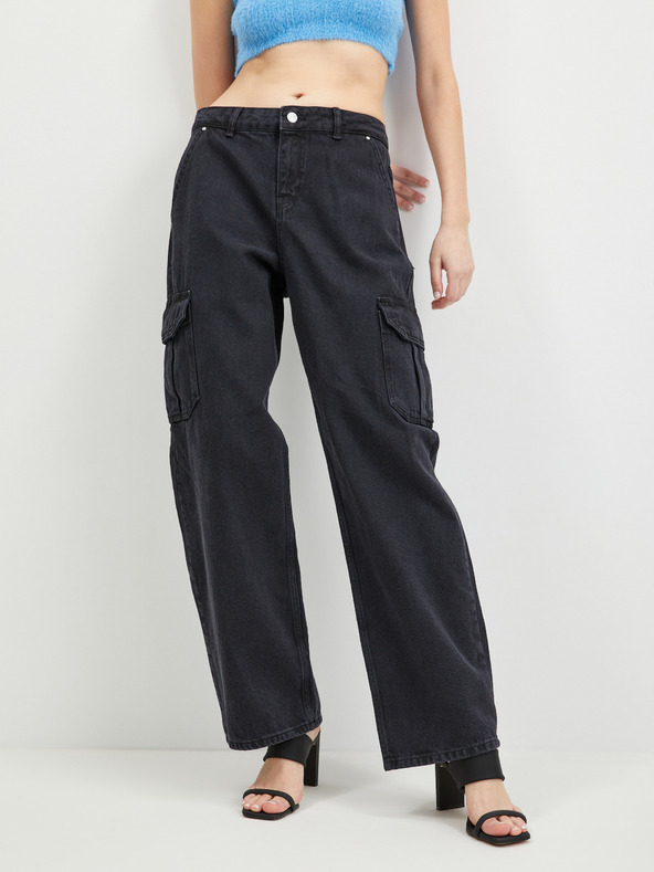 Noisy May Alexa Jeans Negru