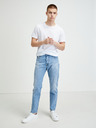 Diesel Blugi rupți skinny fit albastru deschis pentru bărbați Diesel Mharky