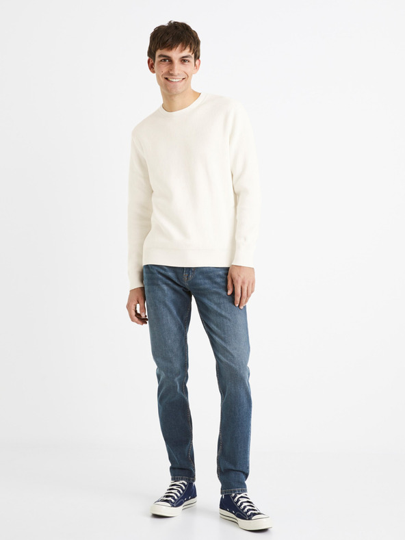 Celio Blugi blue slim fit pentru bărbați Celio C25 Dofasol