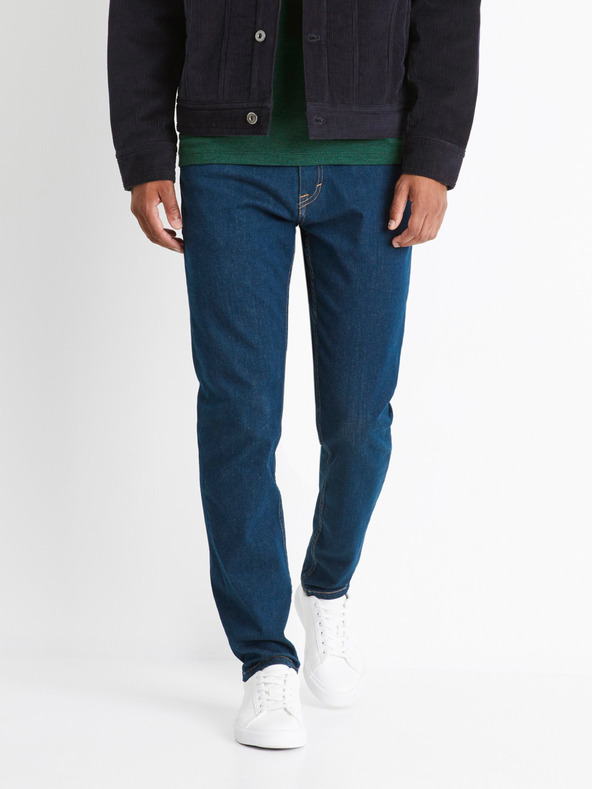 Celio Blugi slim fit pentru bărbați, albaștri Celio Cowflex1