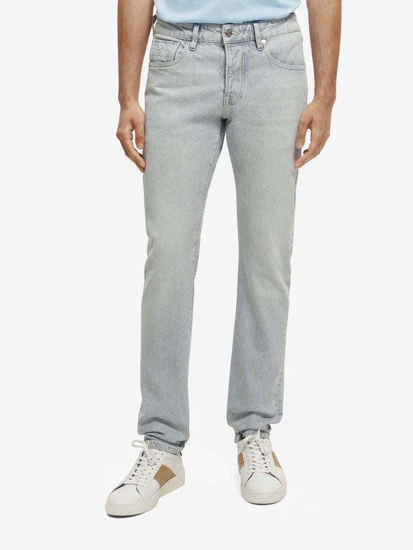 Scotch & Soda Pantaloni din denim pentru bărbați gri deschis Scotch & Soda