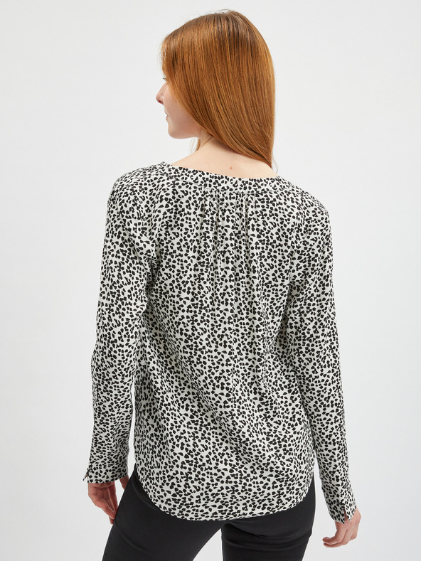 Orsay Bluză de damă cu model alb-negru ORSAY