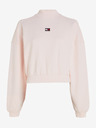 Tommy Jeans Mock Neck Badge Boxy Cropped Hanorac