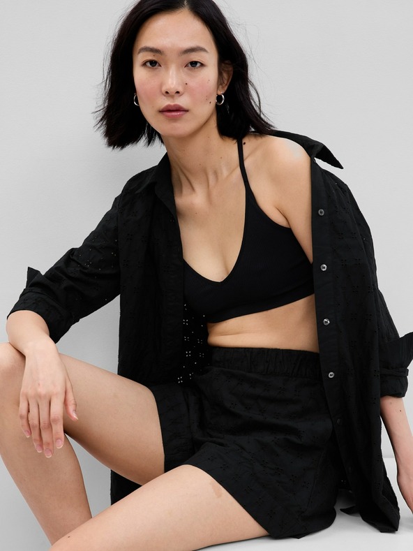 GAP Pantaloni scurți cu broderie englezească GAP