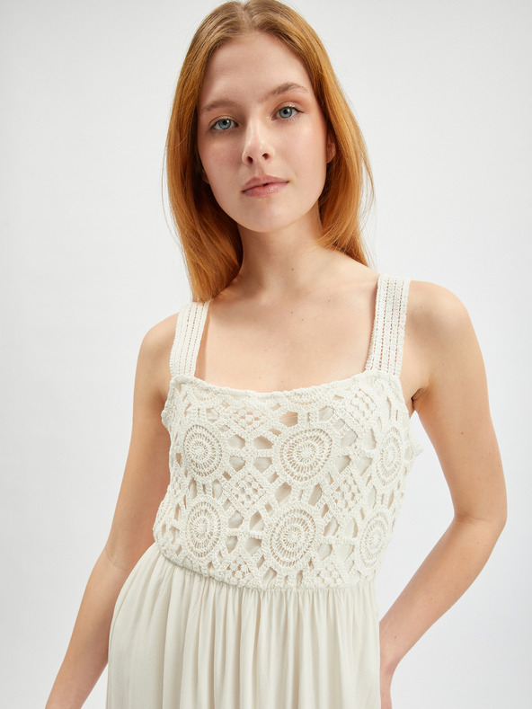 Orsay Rochie maxi damă crem ORSAY