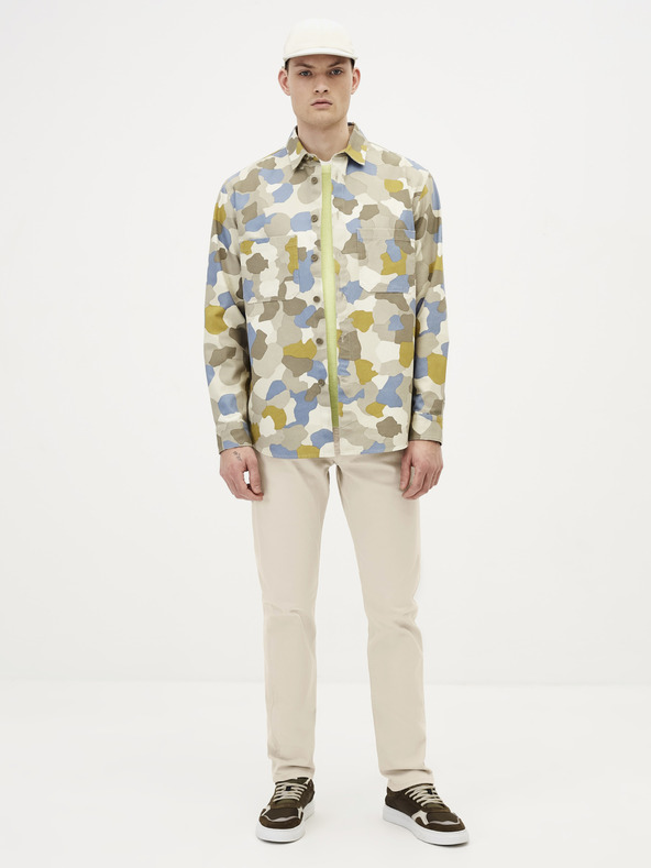 Celio Blugi crem cu croială dreaptă Celio Jopry