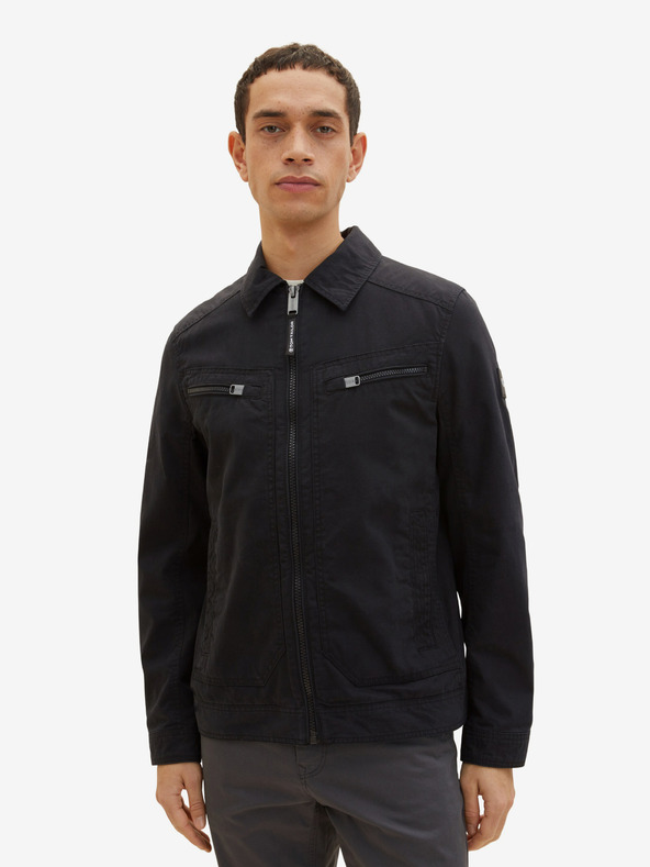 Tom Tailor Jachetă neagră pentru bărbați Tom Tailor