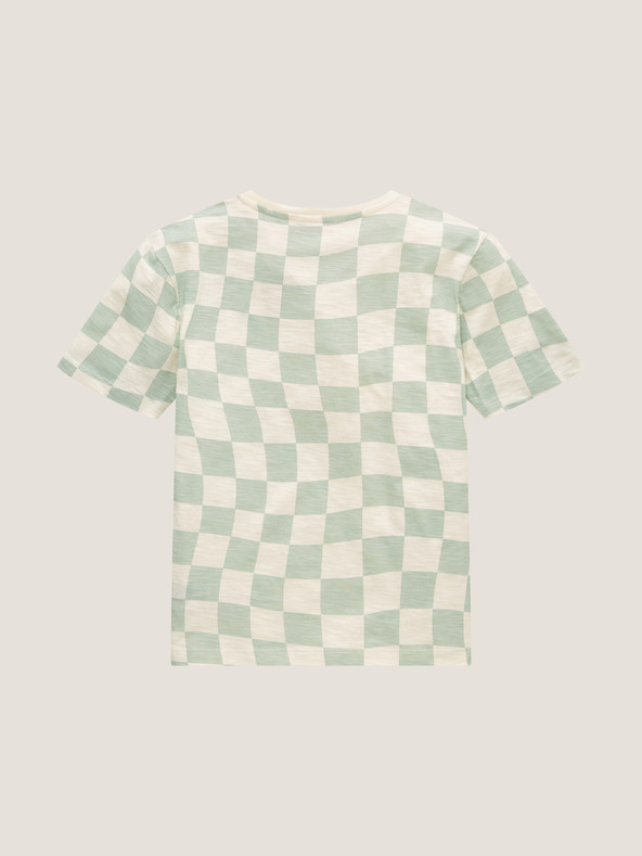 Tom Tailor Cămașă în carouri verde și crem pentru băieți Tom Tailor