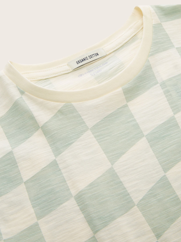 Tom Tailor Cămașă în carouri verde și crem pentru băieți Tom Tailor