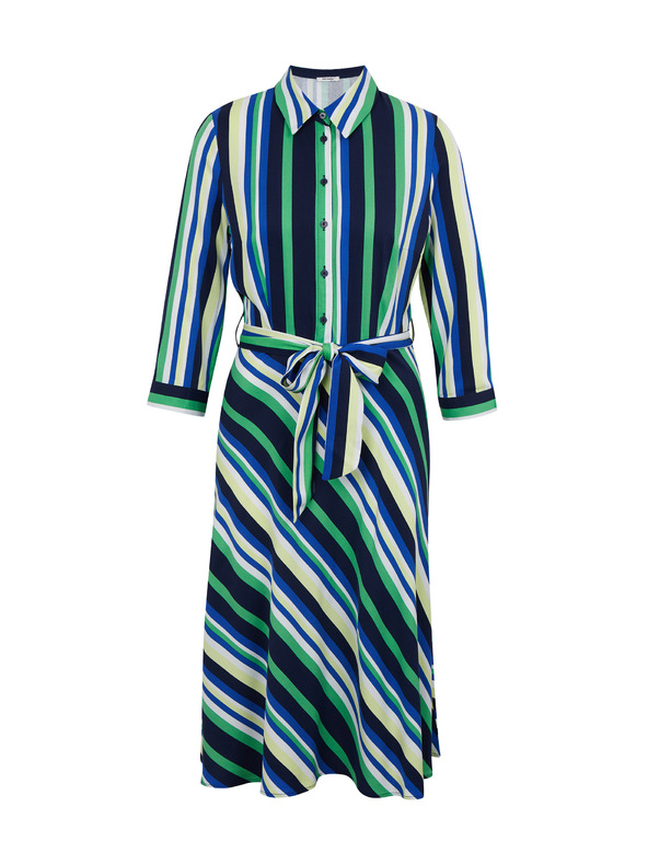Orsay Rochie cămașă în dungi de damă verde-albastru ORSAY