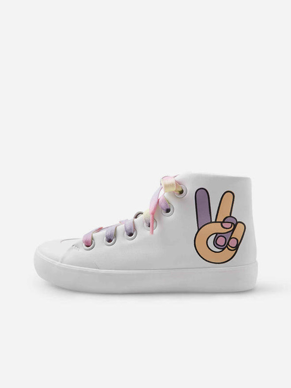 Reima Peace High Top Teniși pentru copii Alb