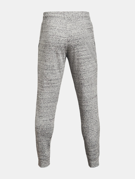 Under Armour RIVAL TERRY JOGGER - bílá Pantaloni de trening