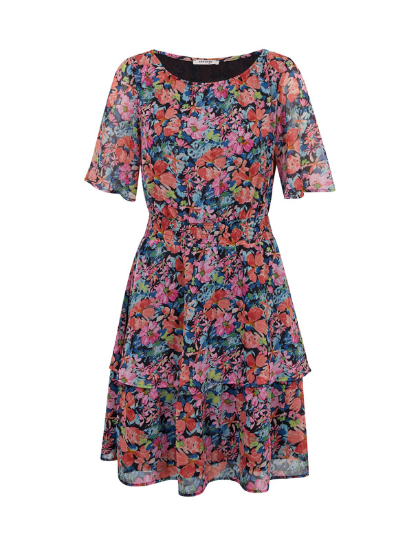 Orsay Rochie cu model floral roșu-negru de damă ORSAY