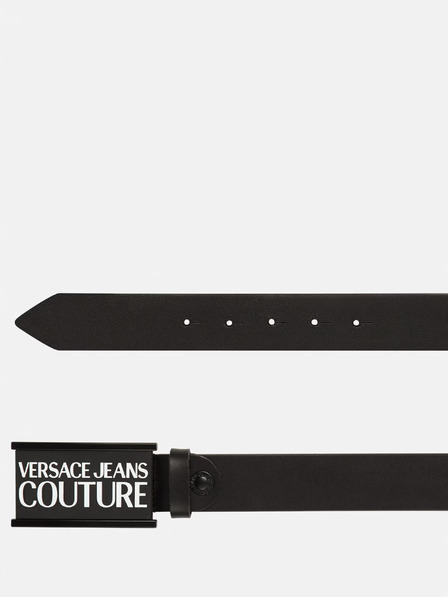 Versace Jeans Couture Curea din piele neagră pentru bărbați Versace Jeans Couture Cintura