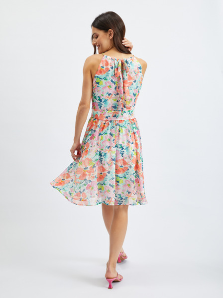 Orsay Rochie pentru femei florală roșie și crem ORSAY