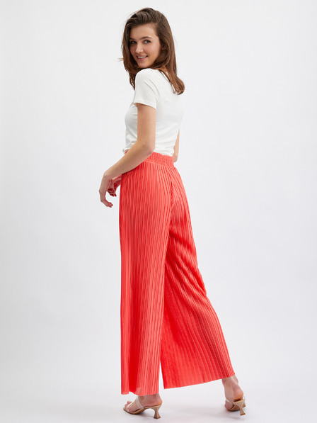 Orsay Pantaloni largi de damă roșii ORSAY