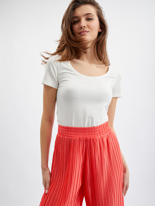 Orsay Pantaloni largi de damă roșii ORSAY