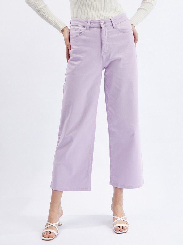 Orsay Blugi flared fit pentru femei de culoare violet deschis ORSAY