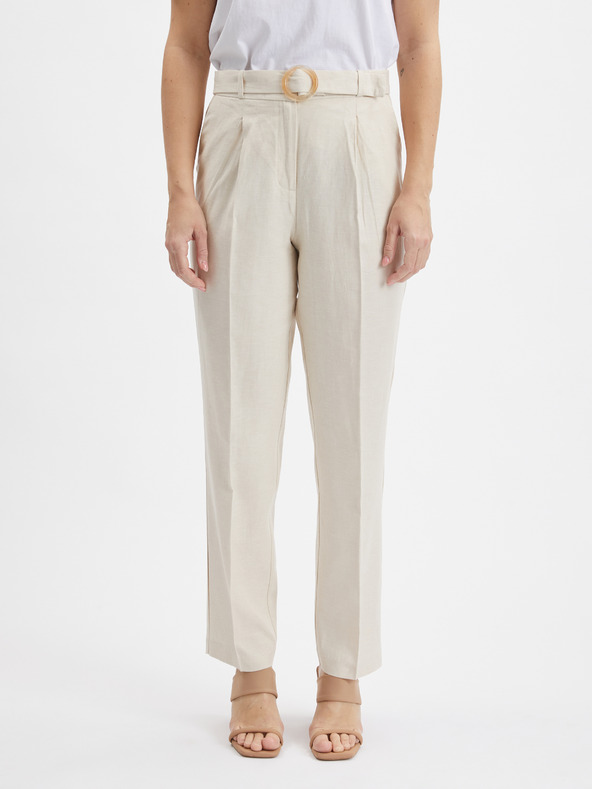 Orsay Pantaloni de damă bej ORSAY