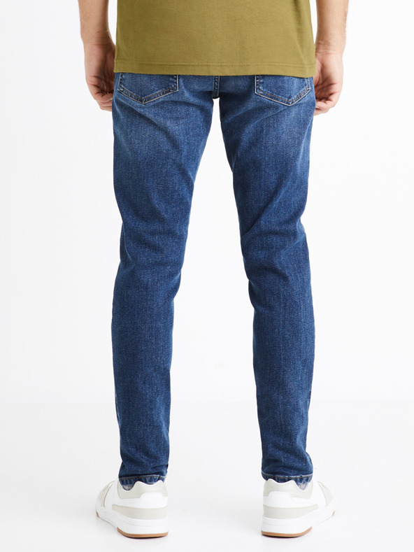 Celio Blugi skinny pentru bărbați albaștri Celio C45 Doskinny
