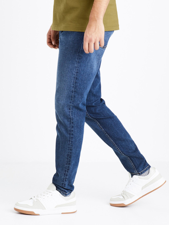 Celio Blugi skinny pentru bărbați albaștri Celio C45 Doskinny