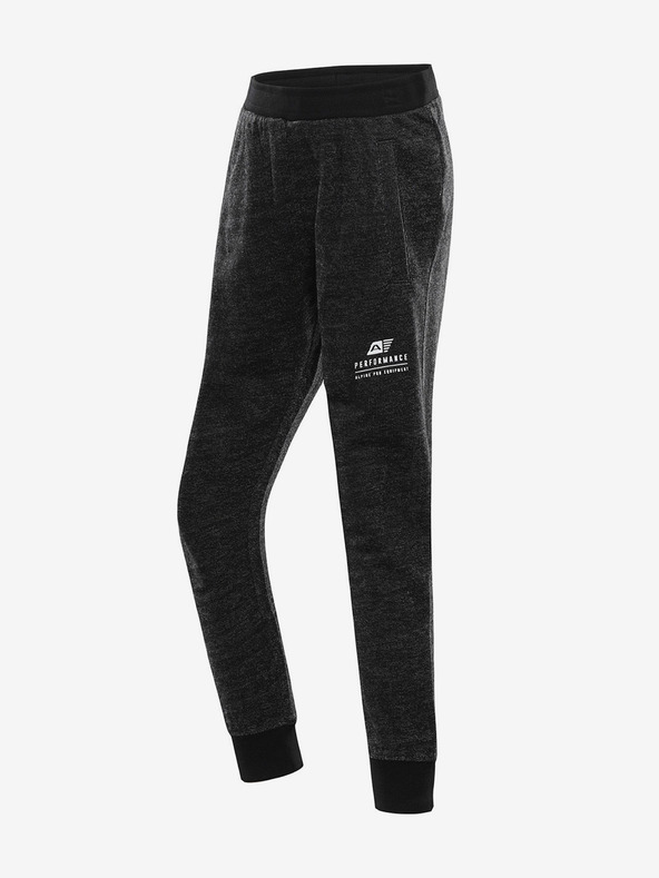 ALPINE PRO Freko Pantaloni de trening pentru copii Negru