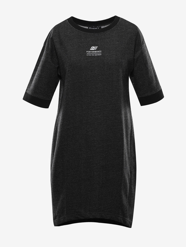 ALPINE PRO Rochie din bumbac pentru femei ALPINE PRO LIAWA negru