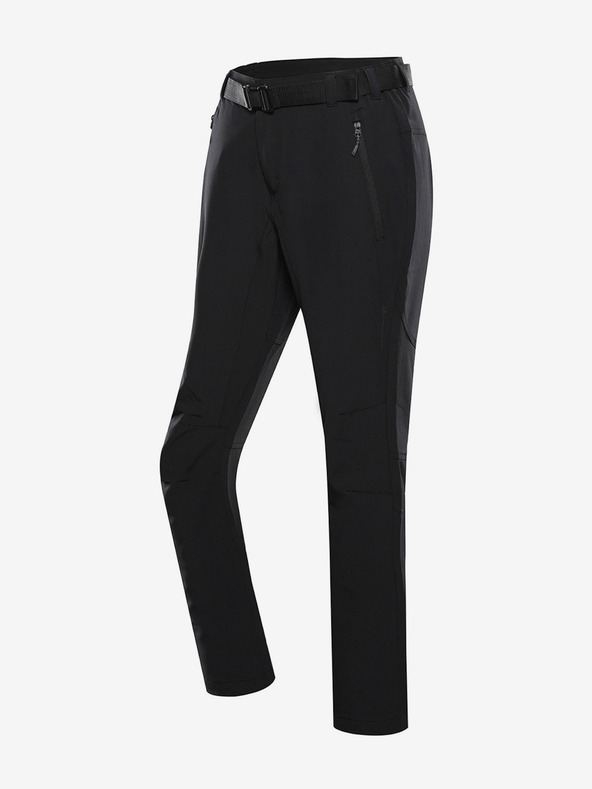 ALPINE PRO Nutt Pantaloni Negru