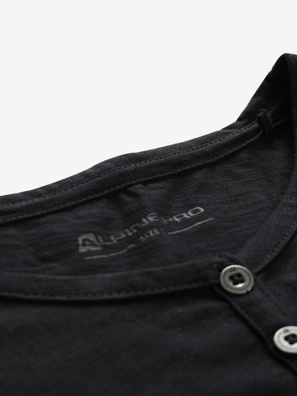 ALPINE PRO Tricou din bumbac pentru femei ALPINE PRO CASTA negru