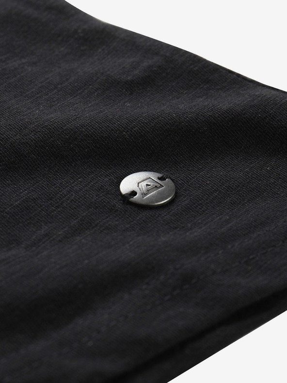 ALPINE PRO Tricou din bumbac pentru femei ALPINE PRO CASTA negru