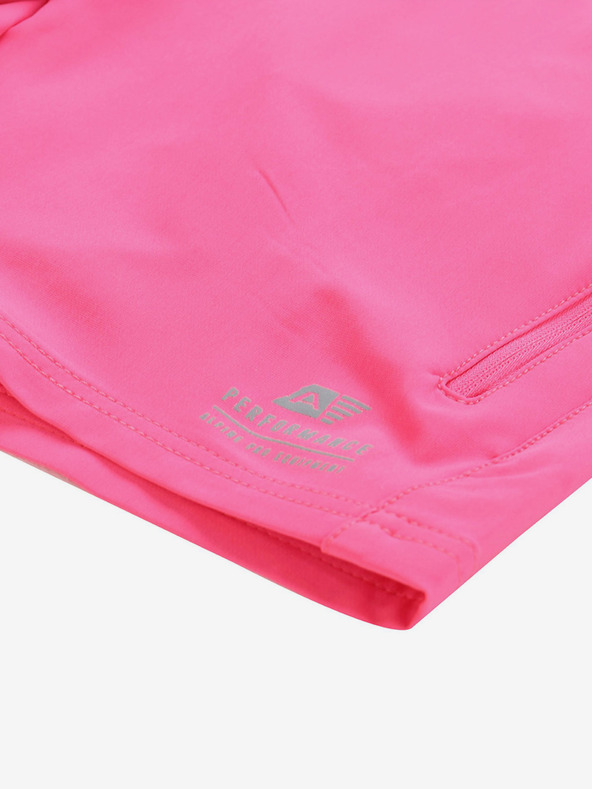 ALPINE PRO Pantaloni scurți softshell cu uscare rapidă pentru femei ALPINE PRO COLA roz