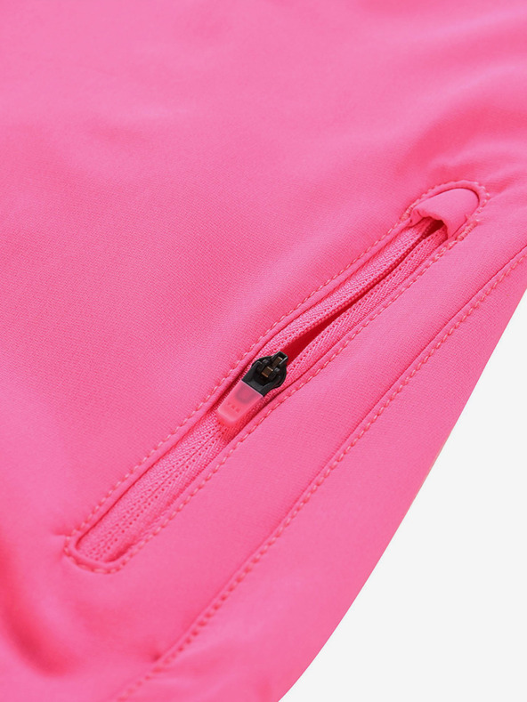 ALPINE PRO Pantaloni scurți softshell cu uscare rapidă pentru femei ALPINE PRO COLA roz