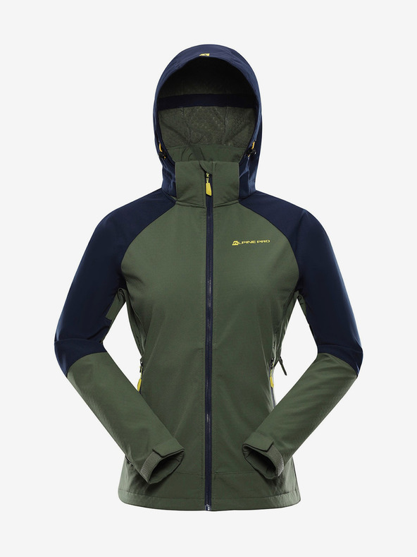 ALPINE PRO Jachetă softshell cu membrană pentru femei ALPINE PRO LANCA verde