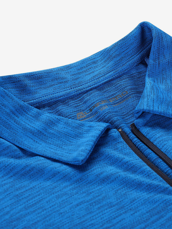 ALPINE PRO Tricou polo cu uscare rapidă pentru bărbați ALPINE PRO DONN albastru