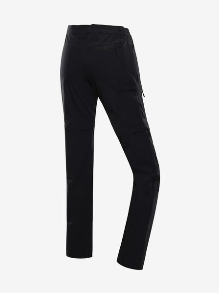 ALPINE PRO Pantaloni de exterior pentru femei cu picioare detașabile ALPINE PRO NESCA negru
