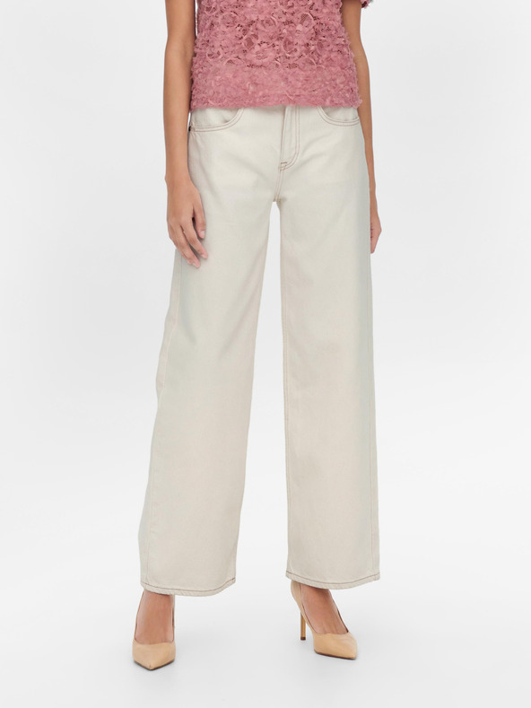 Jacqueline de Yong Ariel Jeans Alb