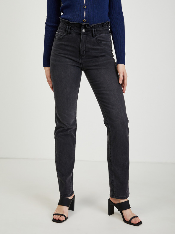 Orsay Blugi negri de damă straight fit ORSAY