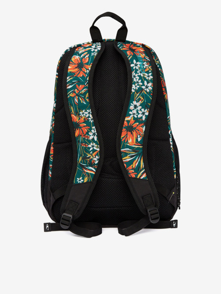 O'Neill Rucsac floral portocaliu și verde pentru femei O'Neill WEDGE BACKPACK