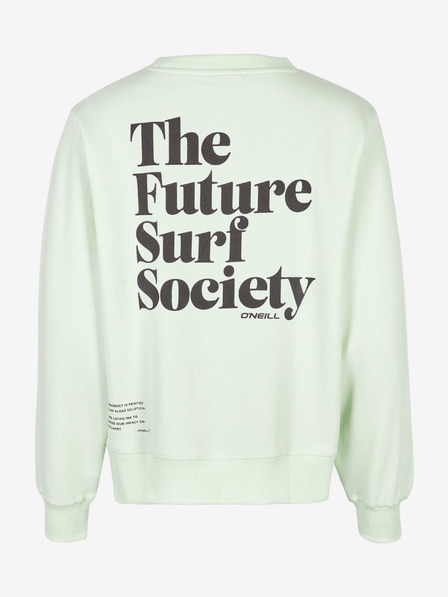 O'Neill Sweatshirt O'Neill FUTURE SURF CREW pentru femei, verde deschis
