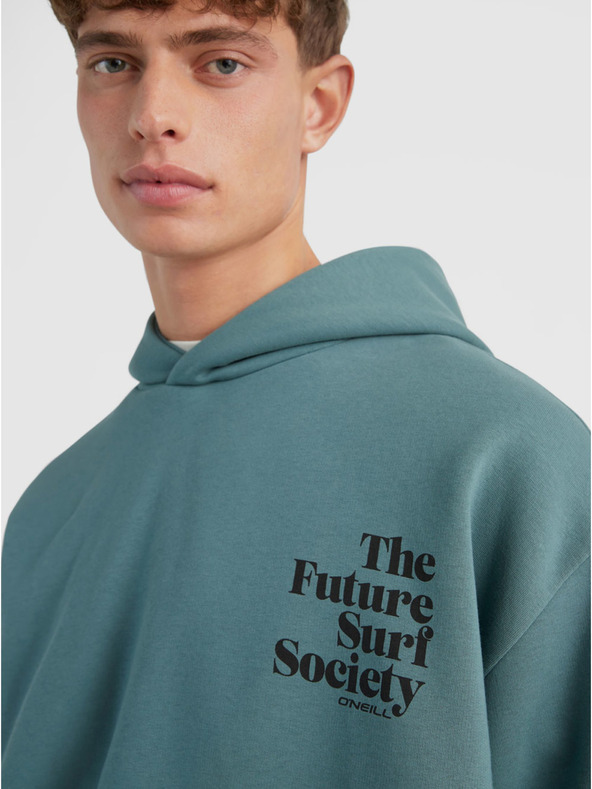 O'Neill Hanorac turcoaz pentru bărbați O'Neill FUTURE SURF HOODIE