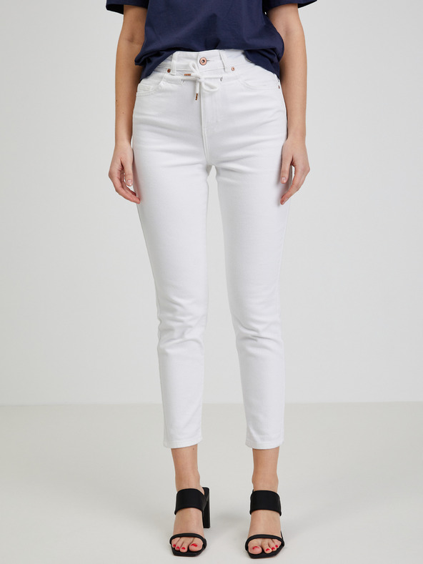 Orsay Blugi albi de damă slouchy ORSAY