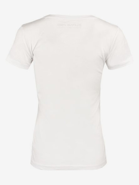 ALPINE PRO Tricou alb pentru femei ALPINE PRO Gabora