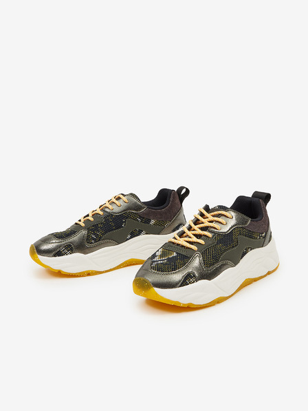 Scotch & Soda Verde închis Adidași cu model pentru femei Scotch & Soda Celest Sneaker Green Multi
