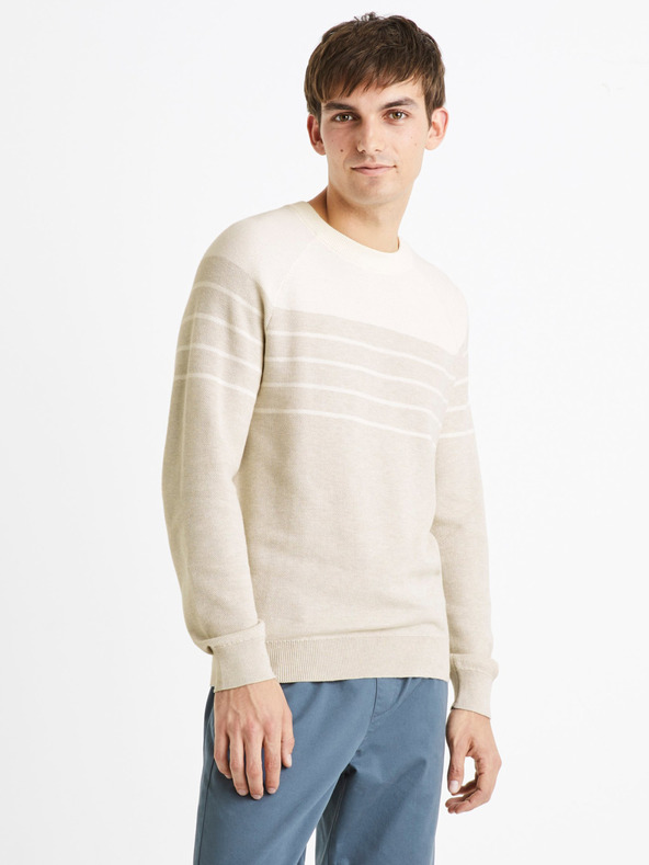 Celio Depicray Pulover Alb